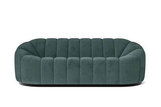 Columbia 3 Seater Sofa Teal Velvet