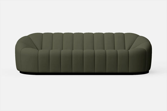 Columbia 4 Seater Sofa Sage Leather