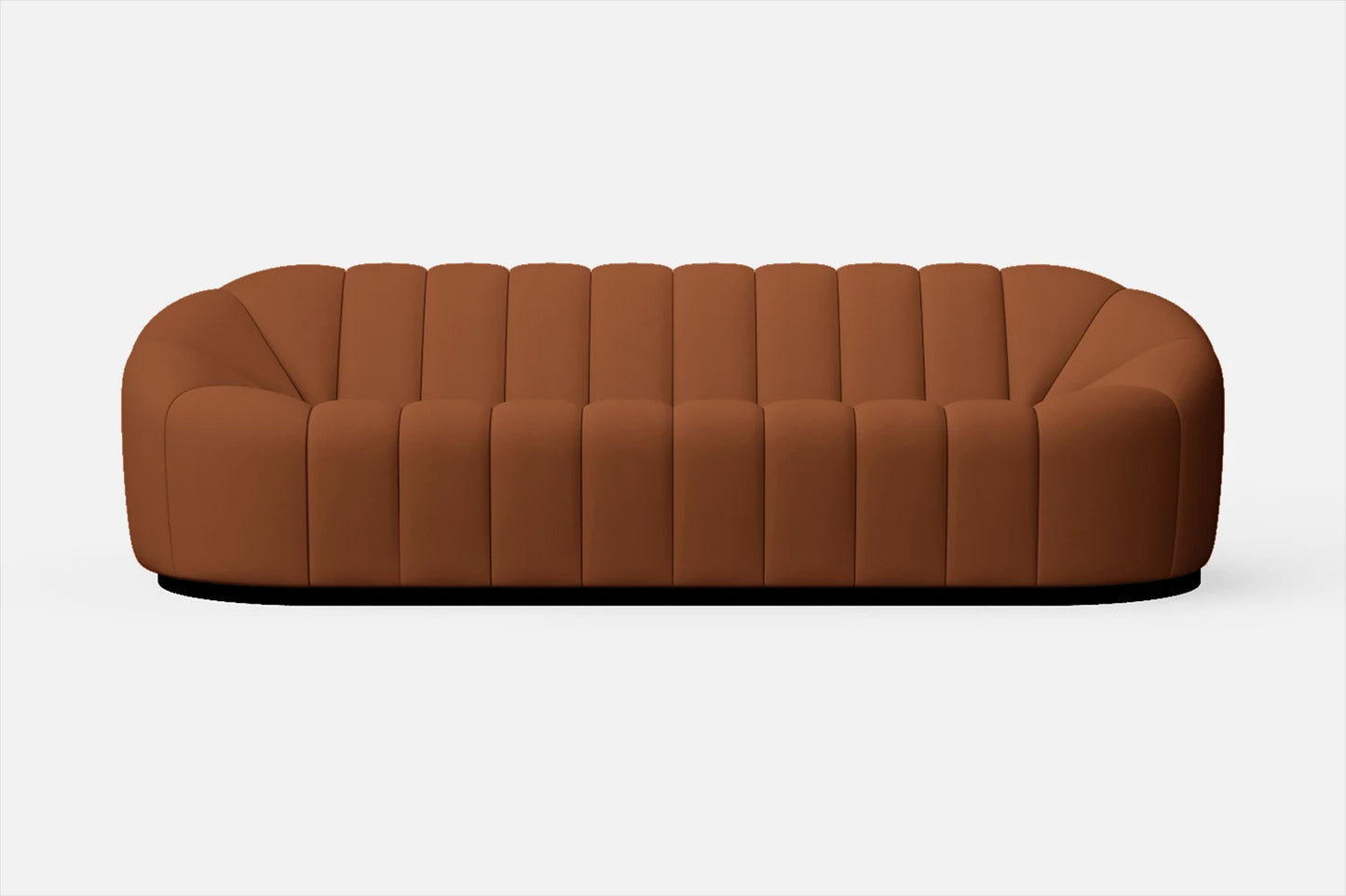 Columbia 4 Seater Sofa Tan Brown Leather