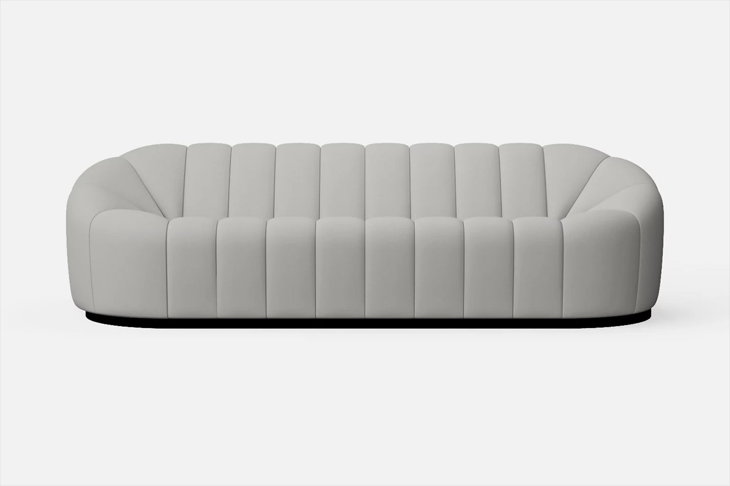 Columbia 4 Seater Sofa White Leather