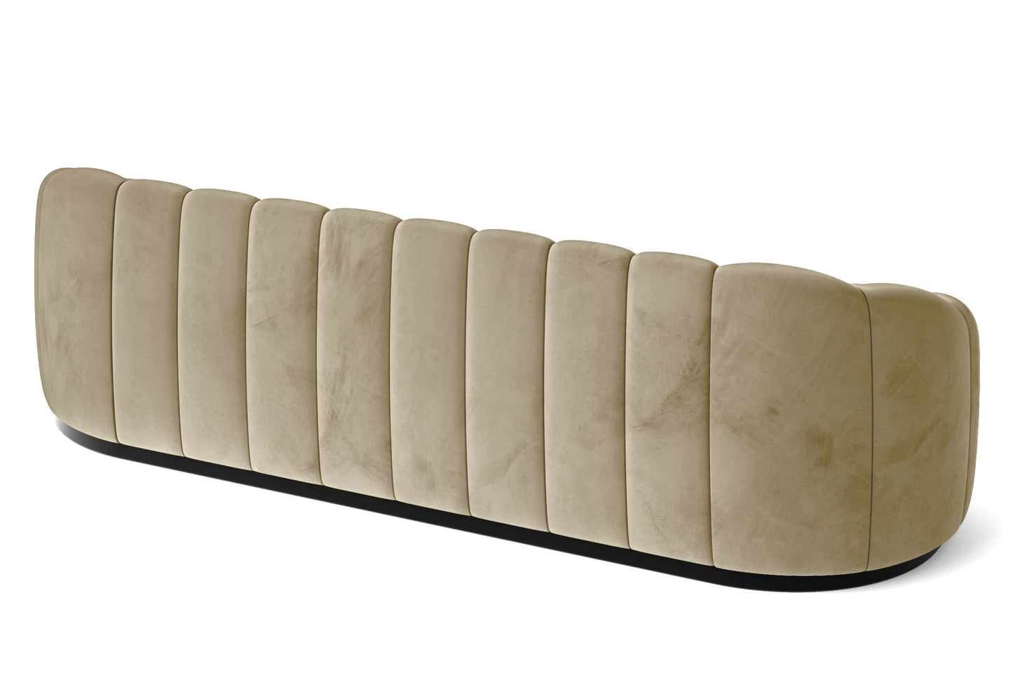 Columbia 4 Seater Sofa Cream Velvet