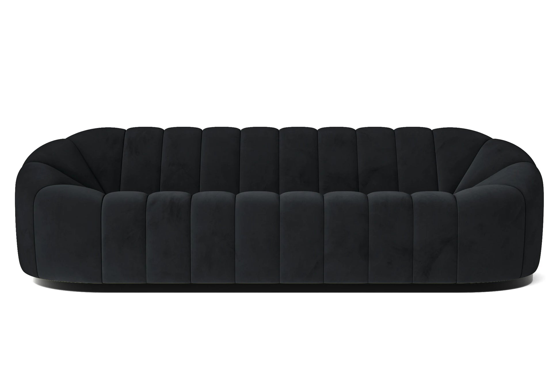 Columbia 4 Seater Sofa Dark Grey Velvet