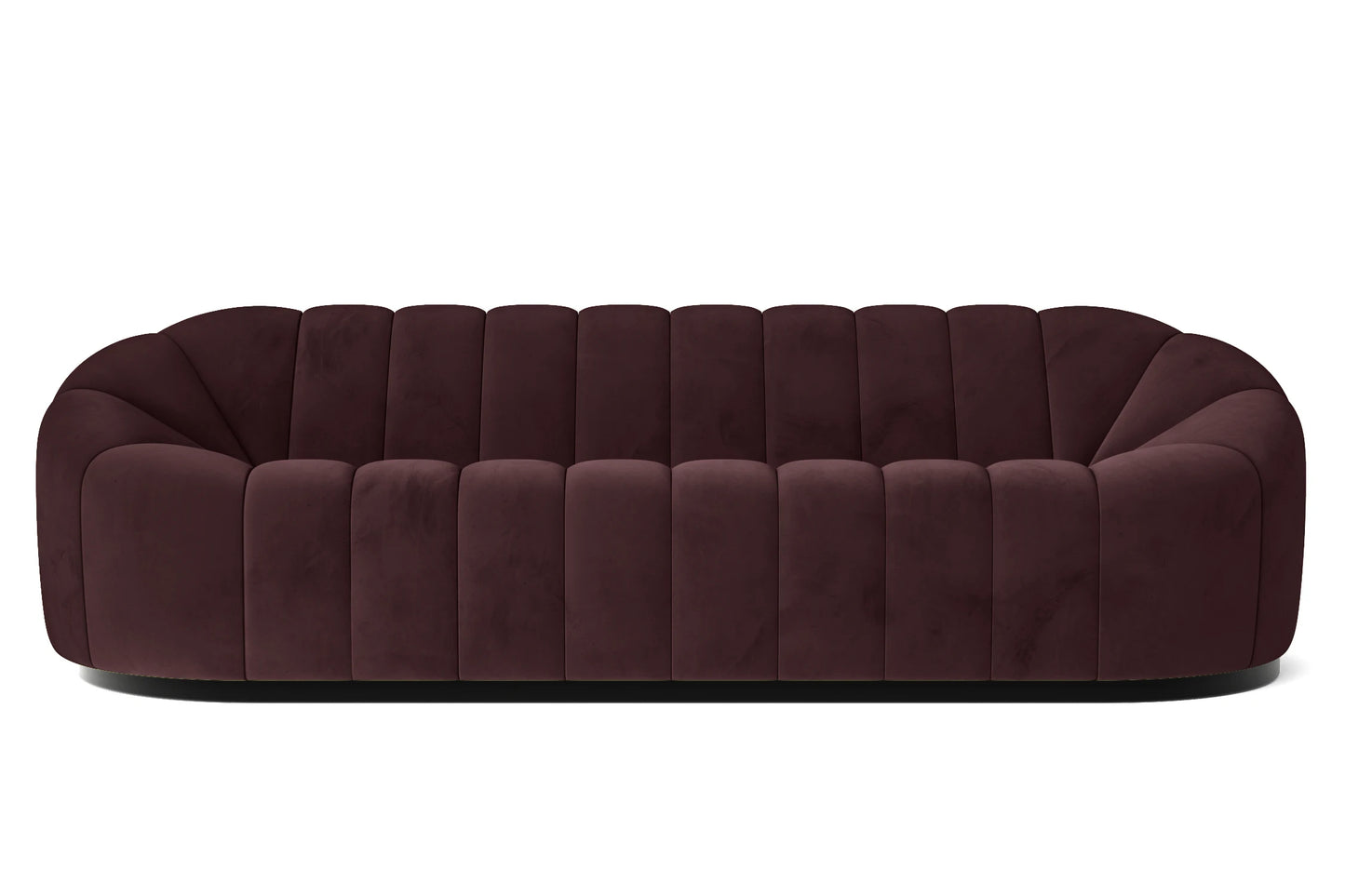 Columbia 4 Seater Sofa Grape Velvet