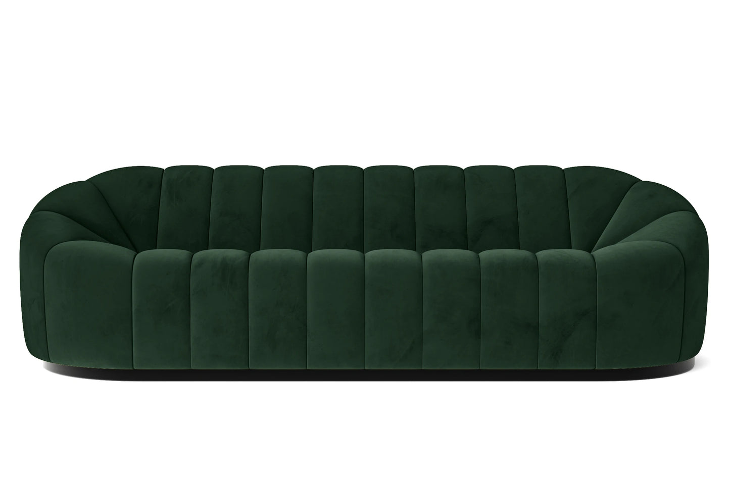 Columbia 4 Seater Sofa Green Velvet