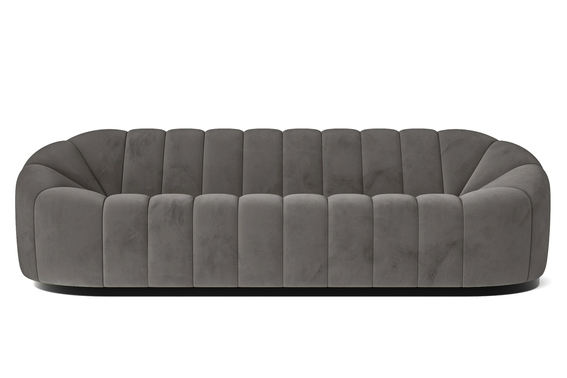 Columbia 4 Seater Sofa Grey Velvet