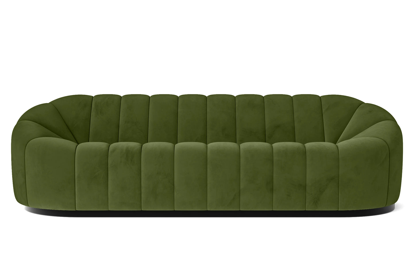 Columbia 4 Seater Sofa Lime Velvet