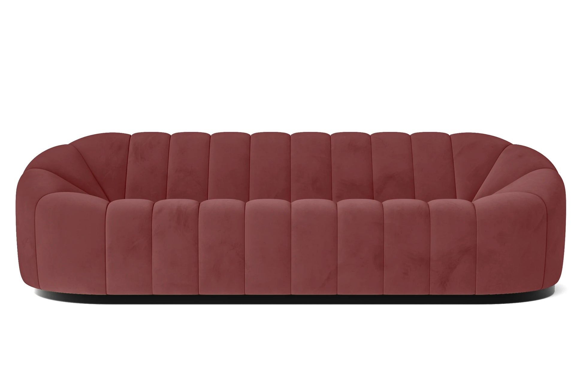 Columbia 4 Seater Sofa Pink Velvet