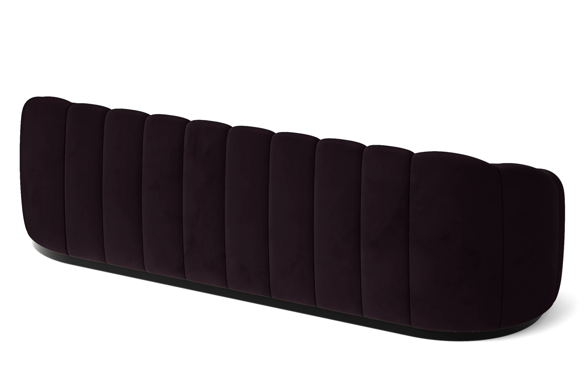 Columbia 4 Seater Sofa Purple Velvet