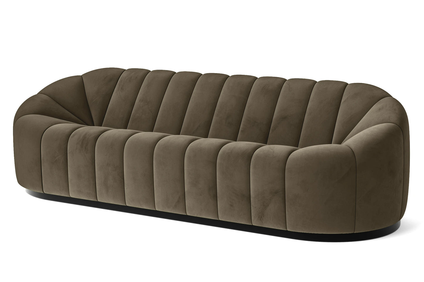 Columbia 4 Seater Sofa Sand Velvet