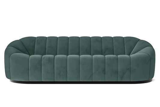 Columbia 4 Seater Sofa Teal Velvet