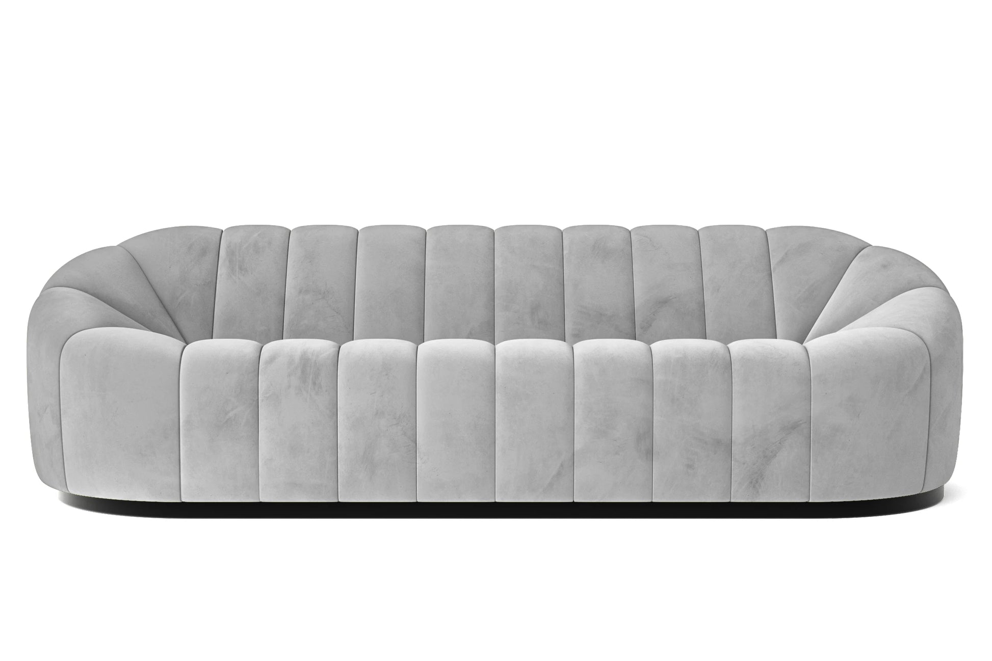 Columbia 4 Seater Sofa White Velvet