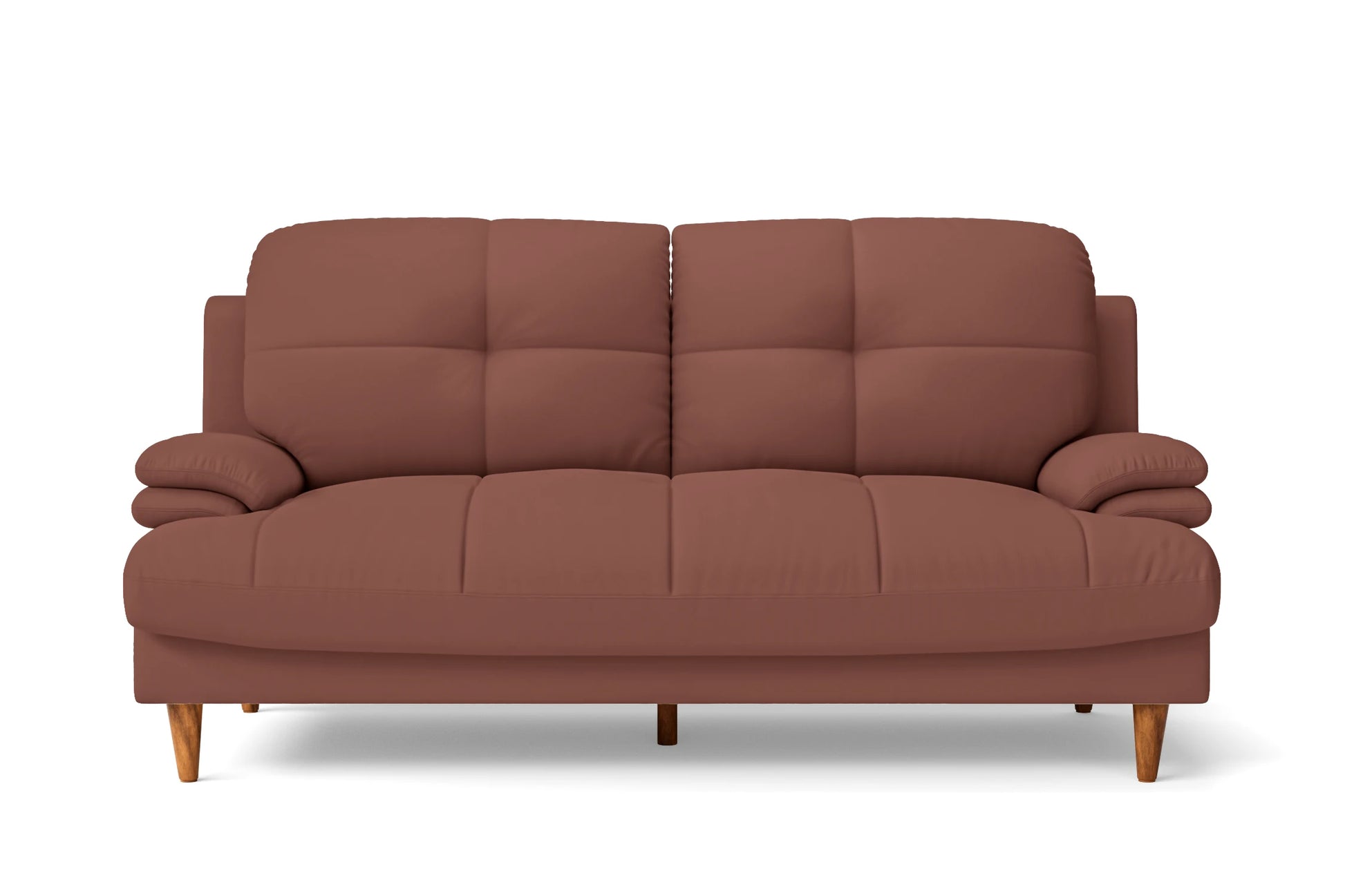 Cosenza 3 Seater Sofa Mauve Leather