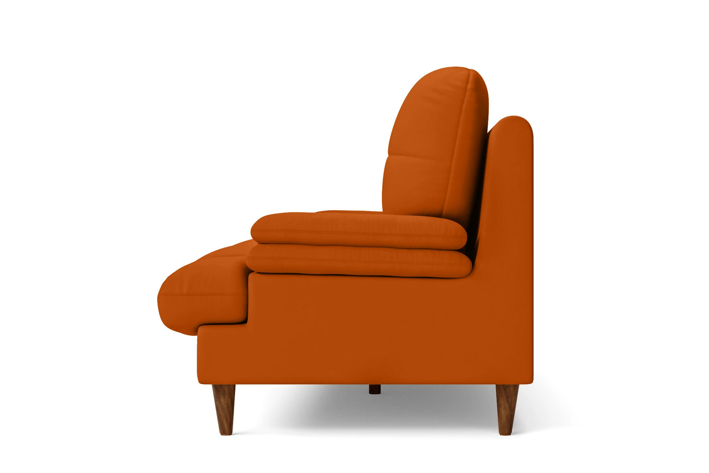 Cosenza 3 Seater Sofa Orange Leather