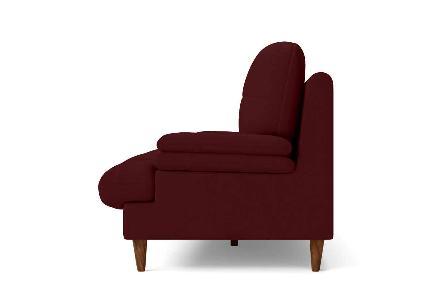 Cosenza 3 Seater Sofa Red Leather