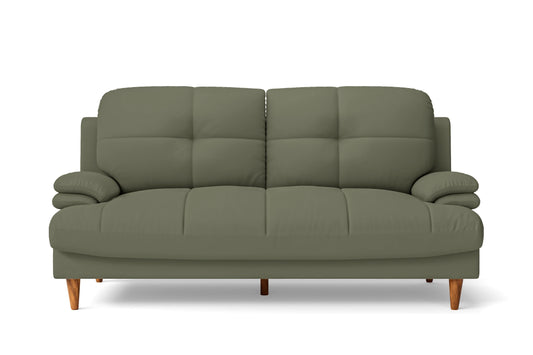 Cosenza 3 Seater Sofa Sage Leather