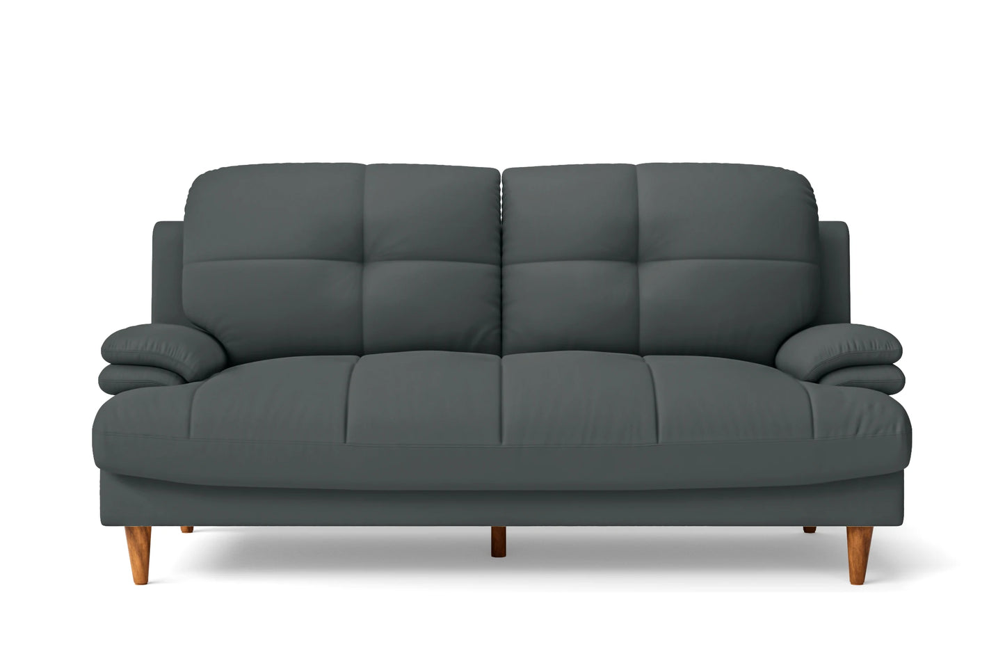 Cosenza 3 Seater Sofa Slate Leather