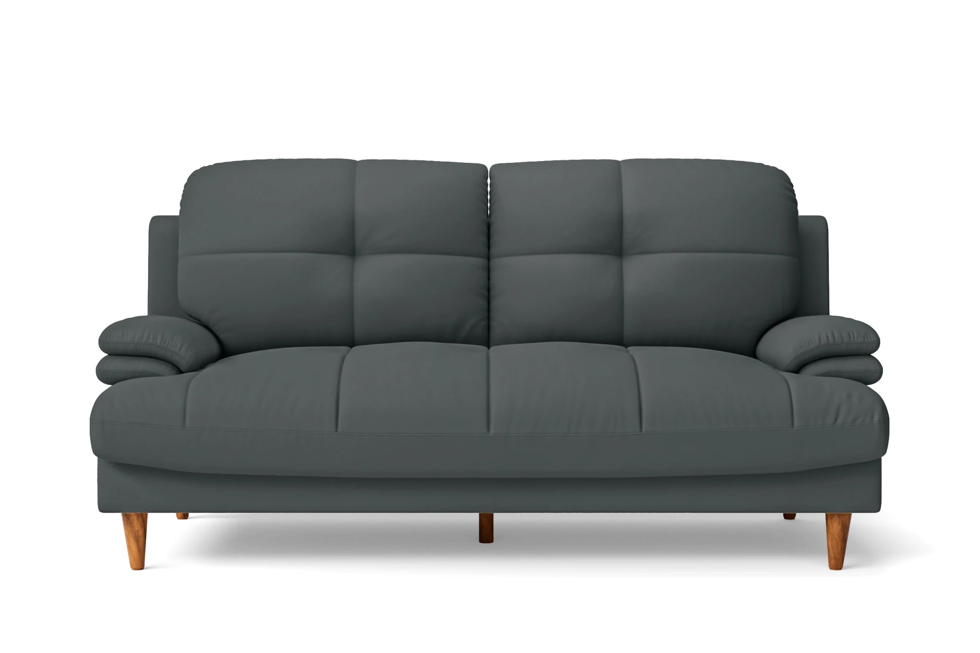 Cosenza 3 Seater Sofa Slate Leather