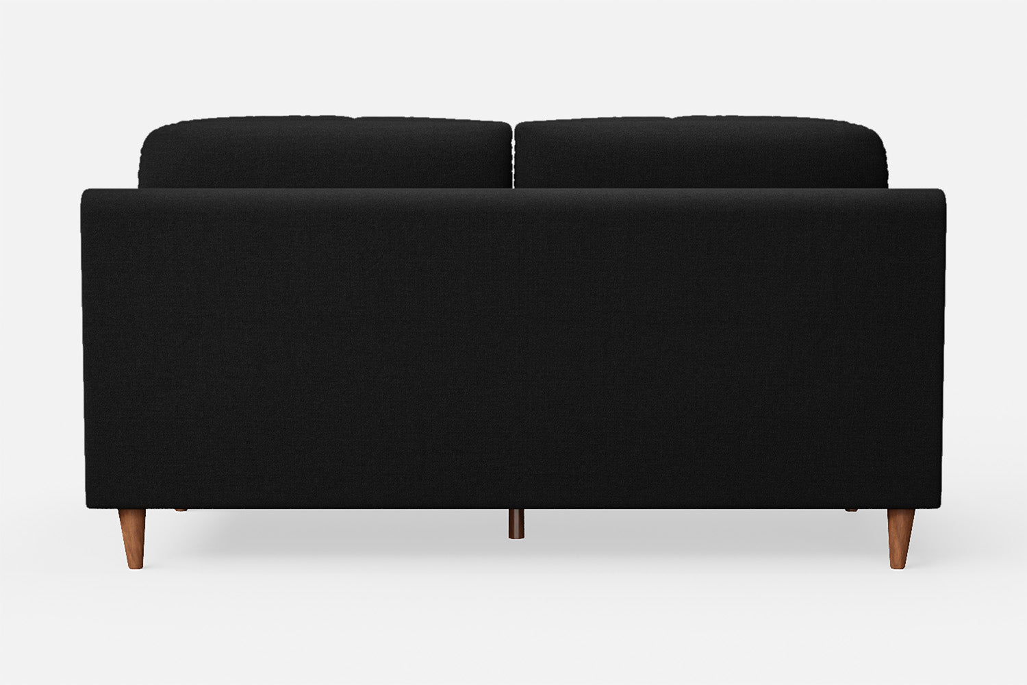 Cosenza 3 Seater Sofa Black Linen Fabric