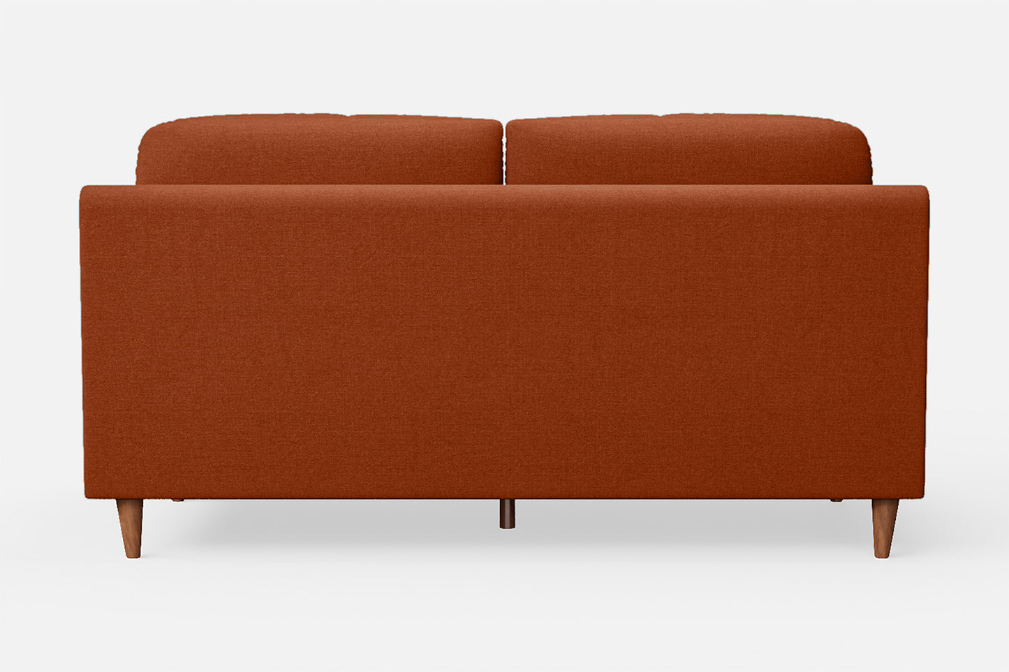 Cosenza 3 Seater Sofa Orange Linen Fabric