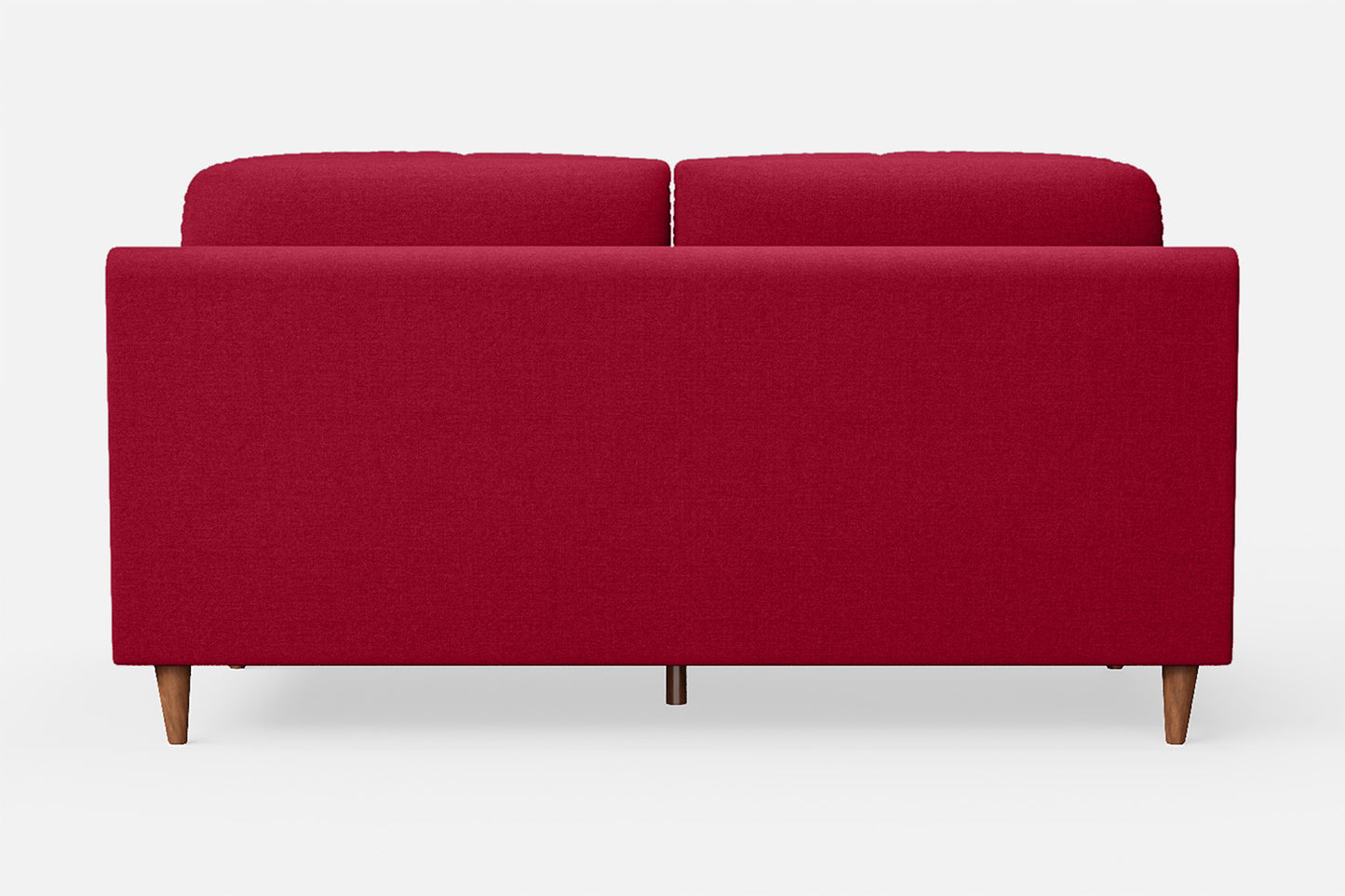 Cosenza 3 Seater Sofa Red Linen Fabric