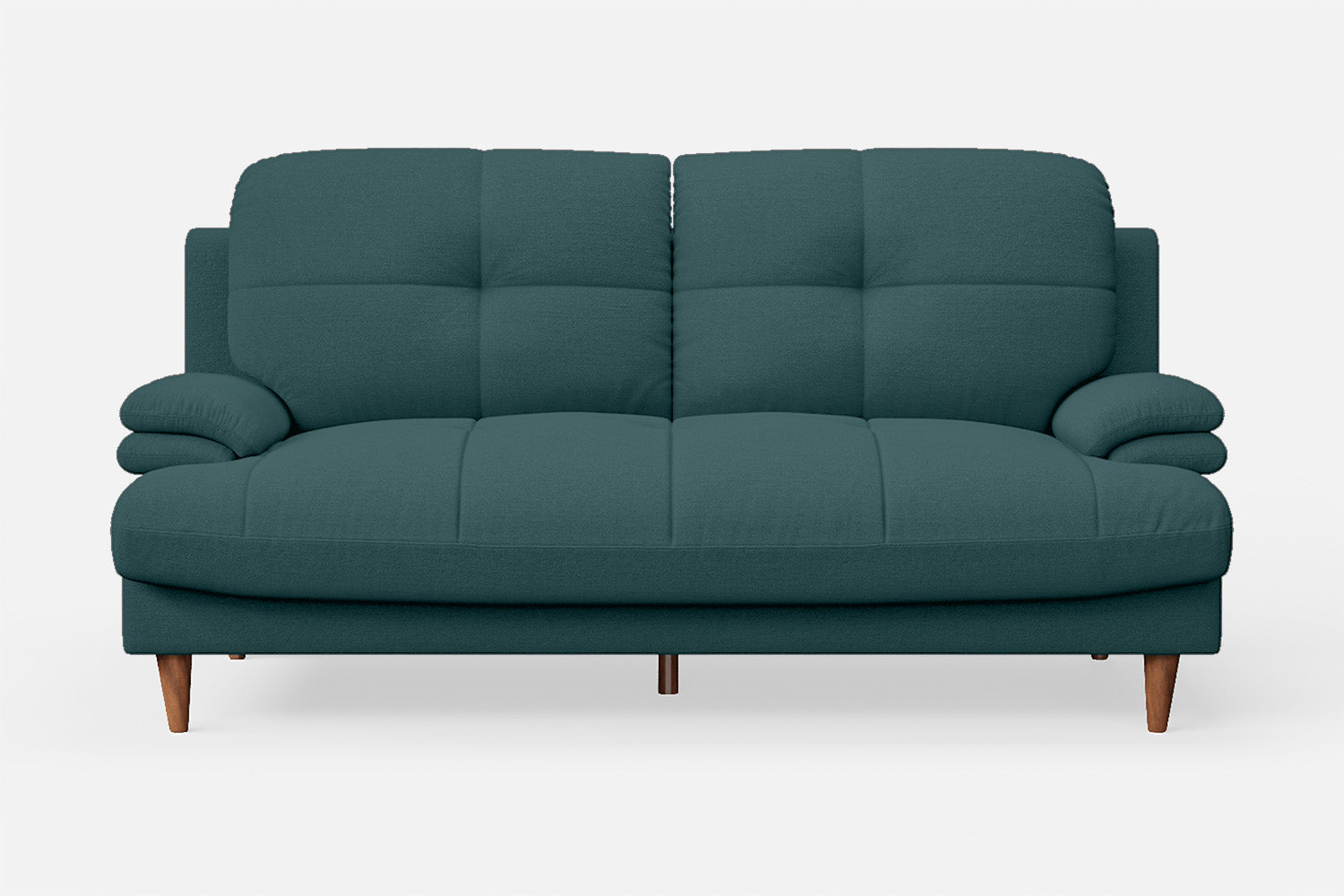 Cosenza 3 Seater Sofa Teal Linen Fabric