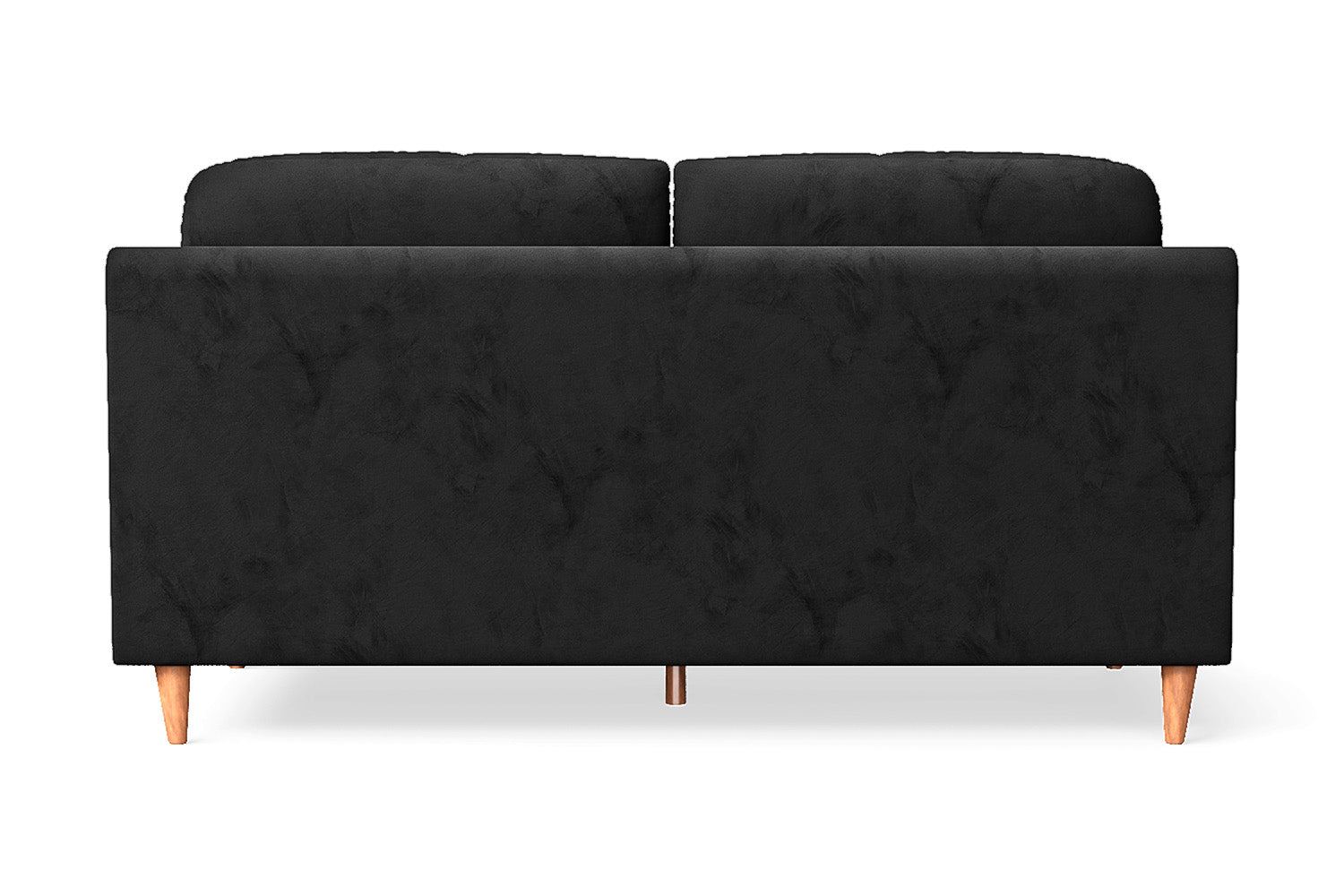 Cosenza 3 Seater Sofa Black Velvet