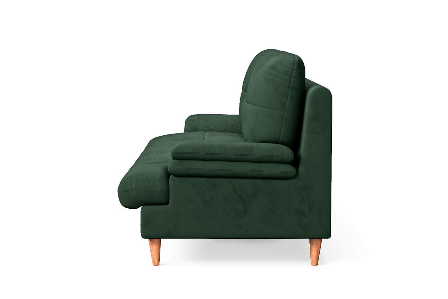 Cosenza 3 Seater Sofa Green Velvet