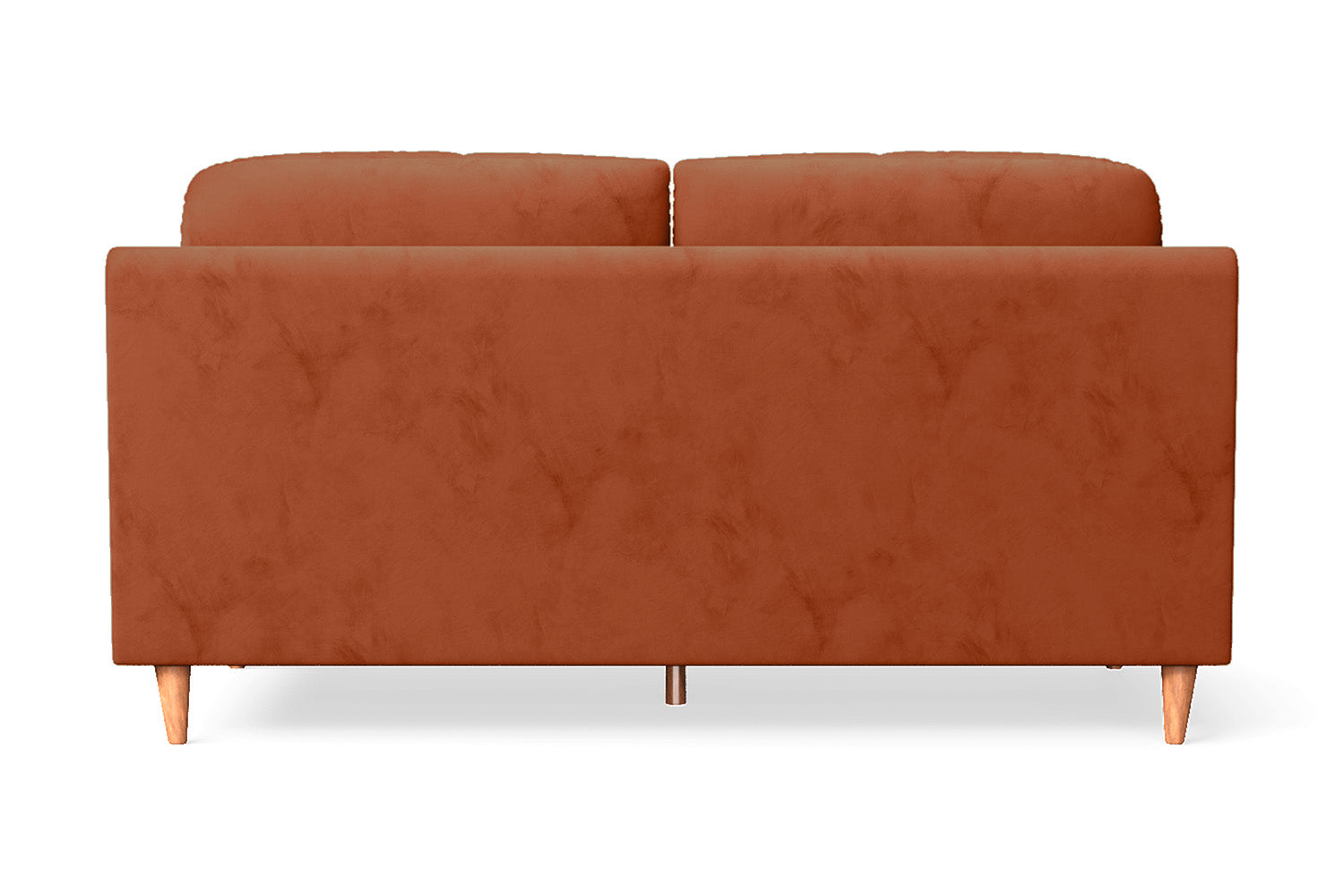 Cosenza 3 Seater Sofa Orange Velvet