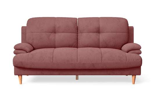 Cosenza 3 Seater Sofa Pink Velvet