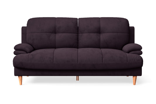 Cosenza 3 Seater Sofa Purple Velvet