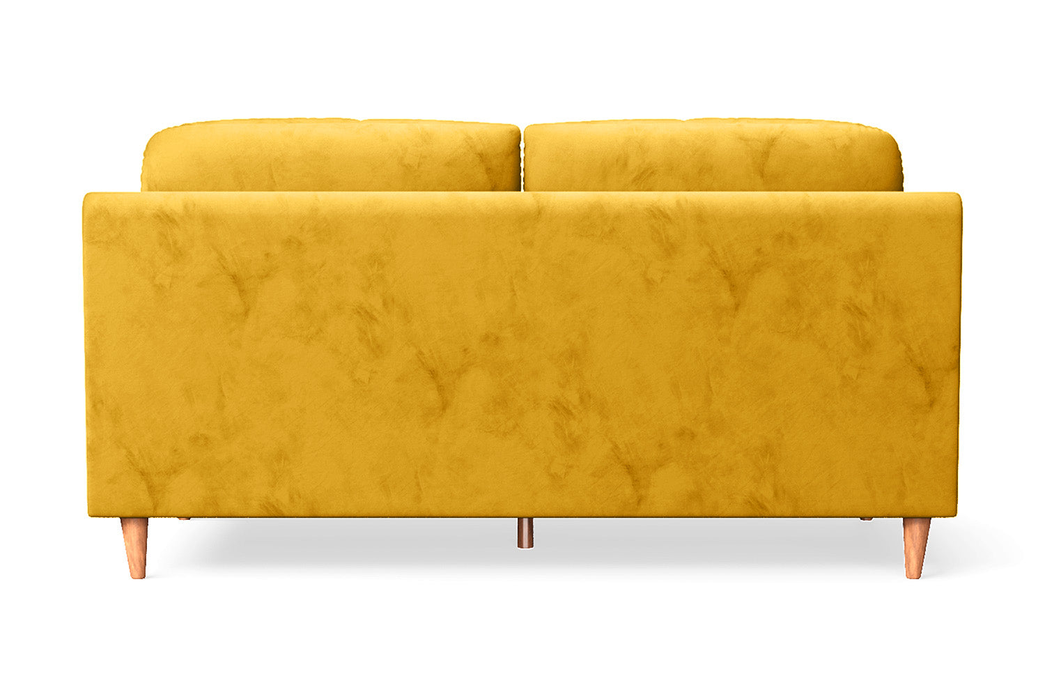 Cosenza 3 Seater Sofa Yellow Velvet