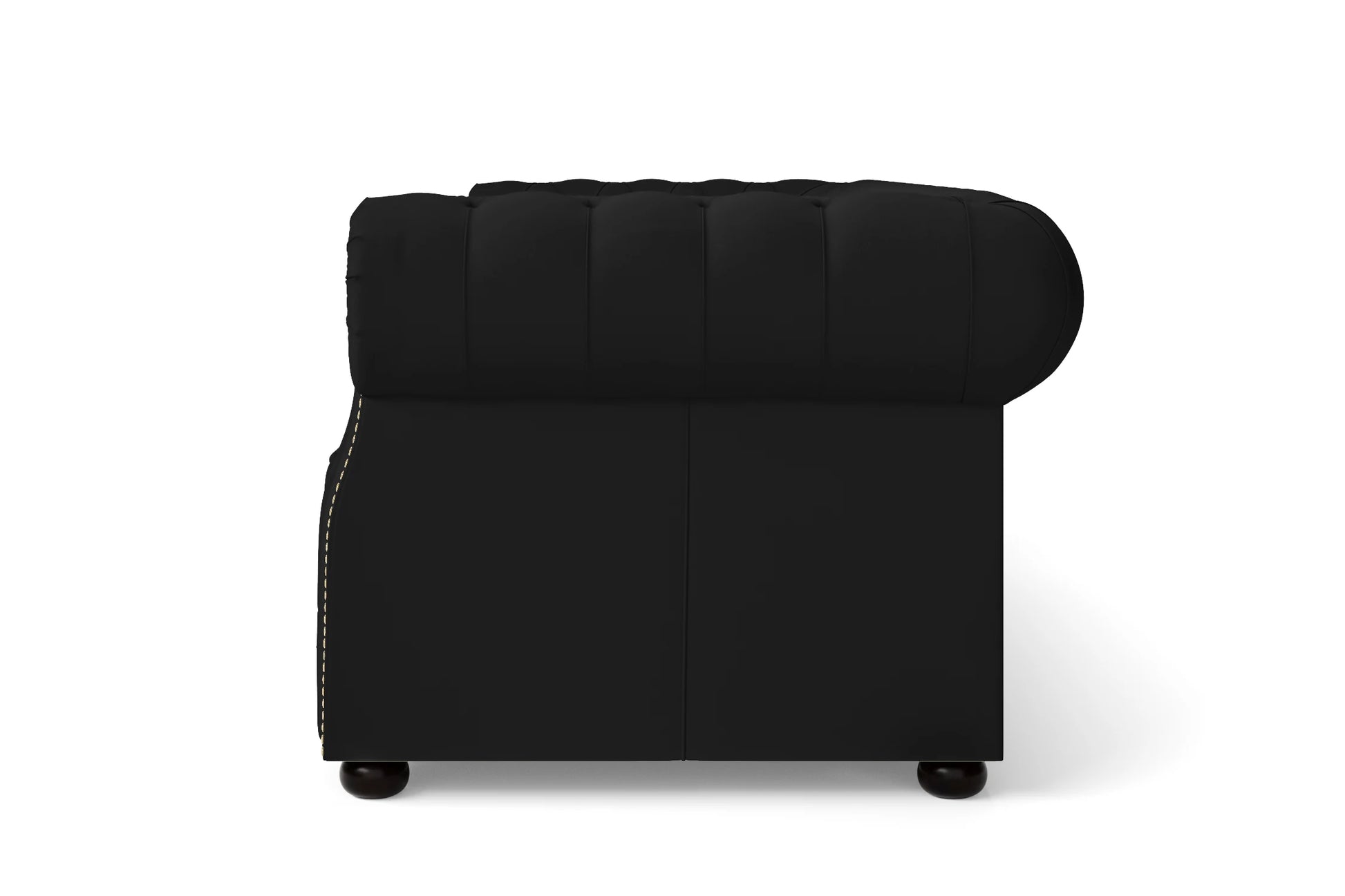 Cuneo Armchair Black Leather