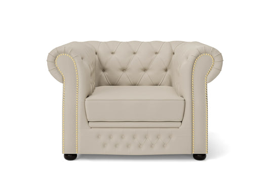 Cuneo Armchair Cream Leather