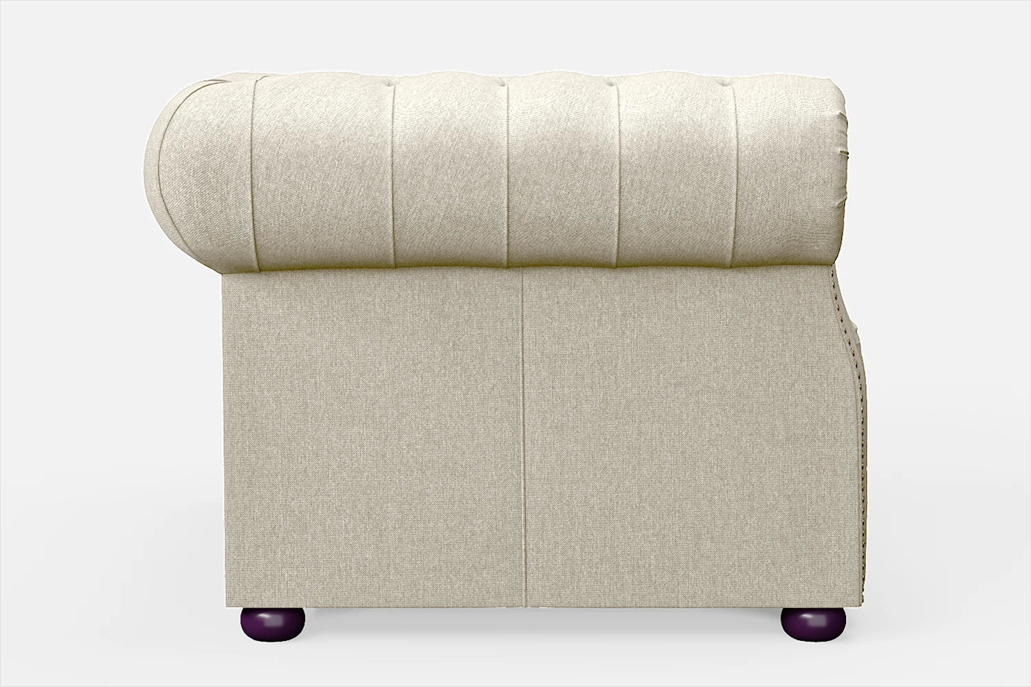 Cuneo Armchair Cream Linen Fabric