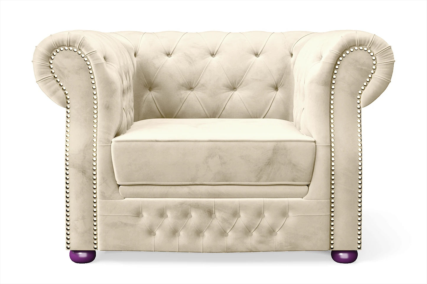 Cuneo Armchair Cream Velvet