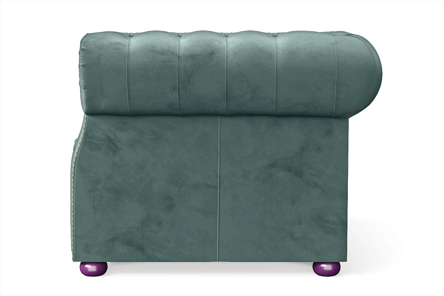 Cuneo Armchair Teal Velvet