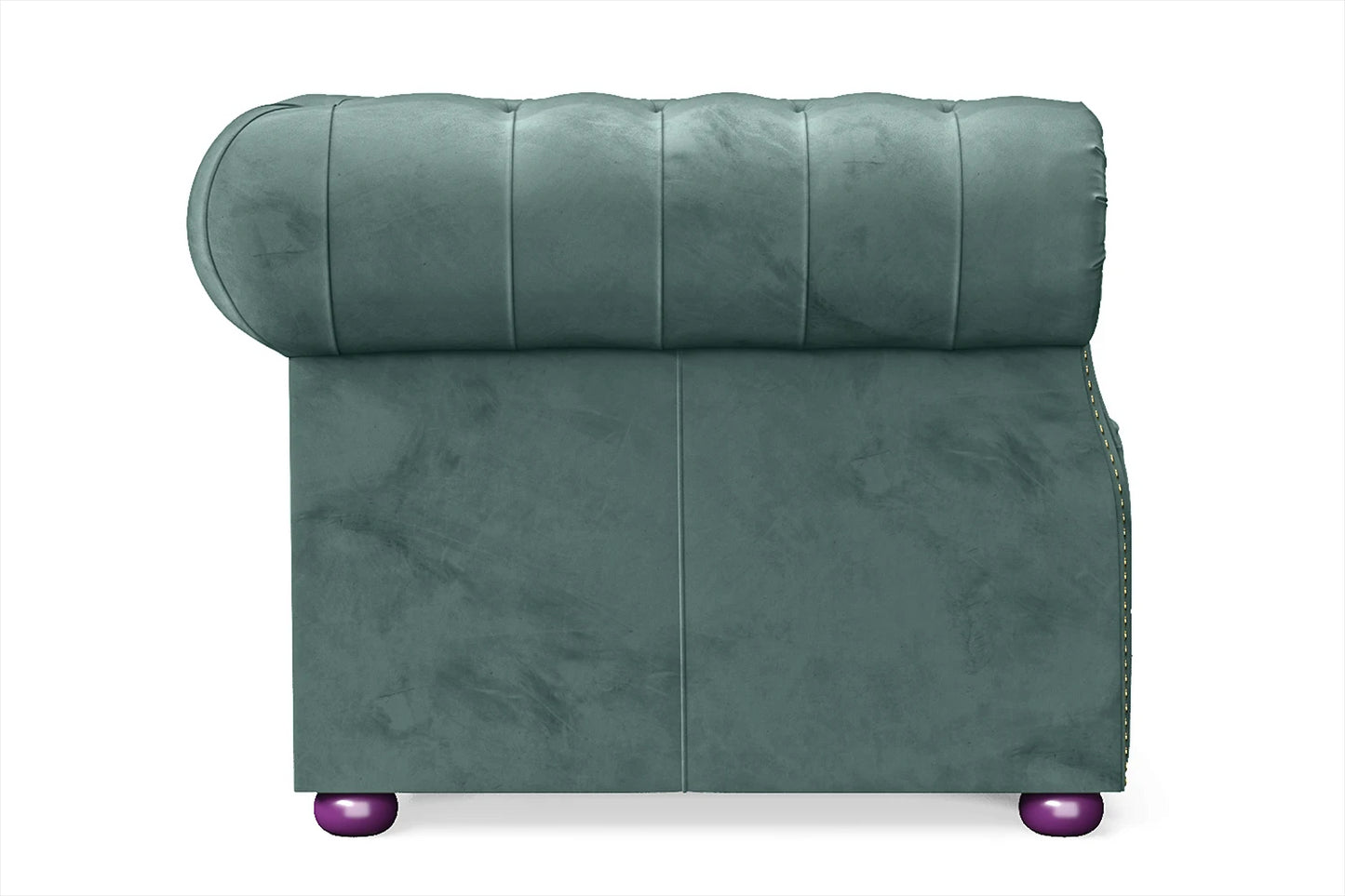 Cuneo Armchair Teal Velvet