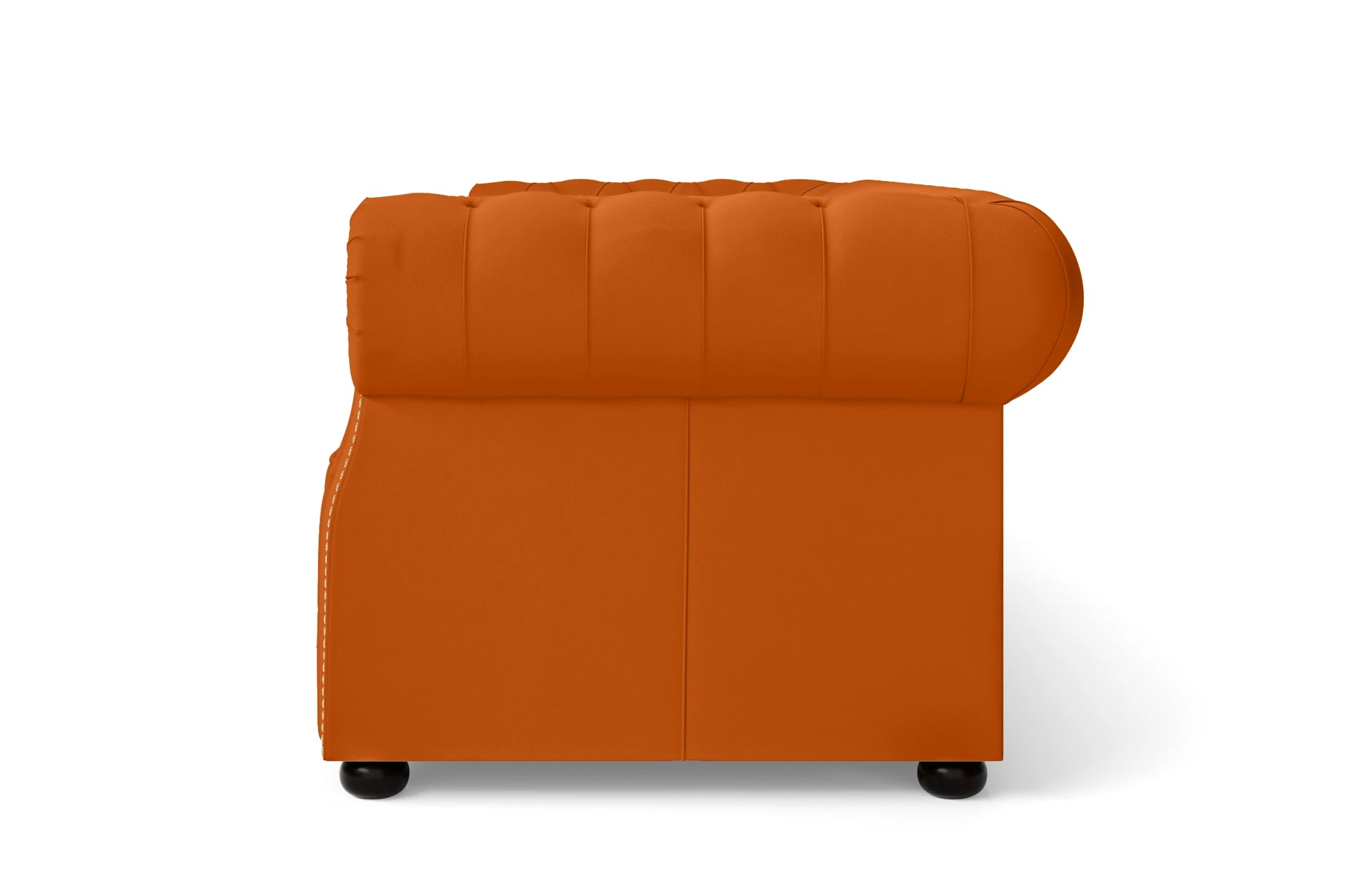 Cuneo 2 Seater Sofa Orange Leather