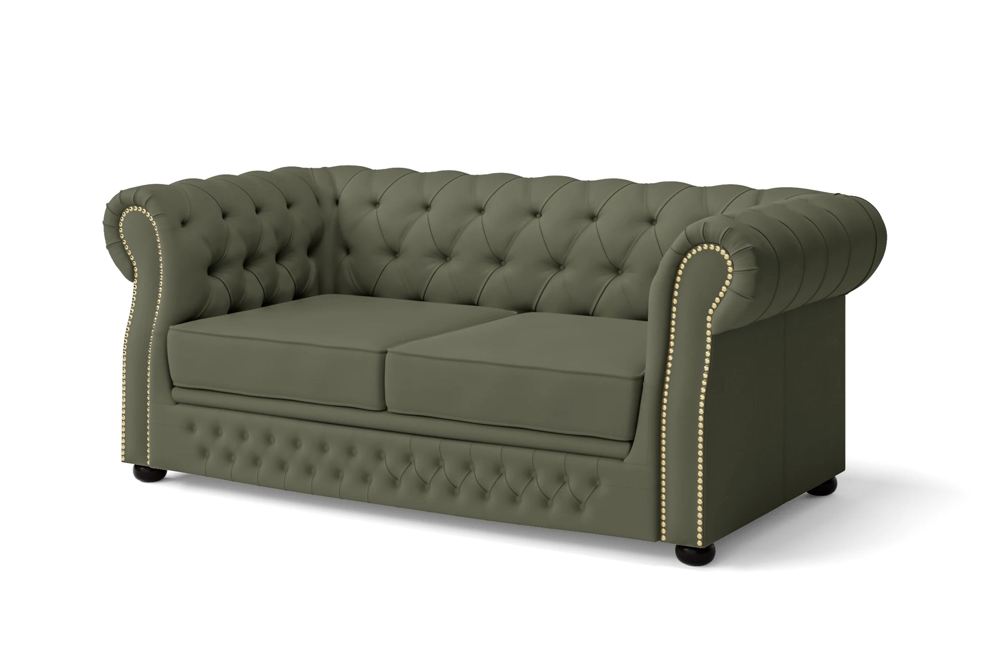 Cuneo 2 Seater Sofa Sage Leather