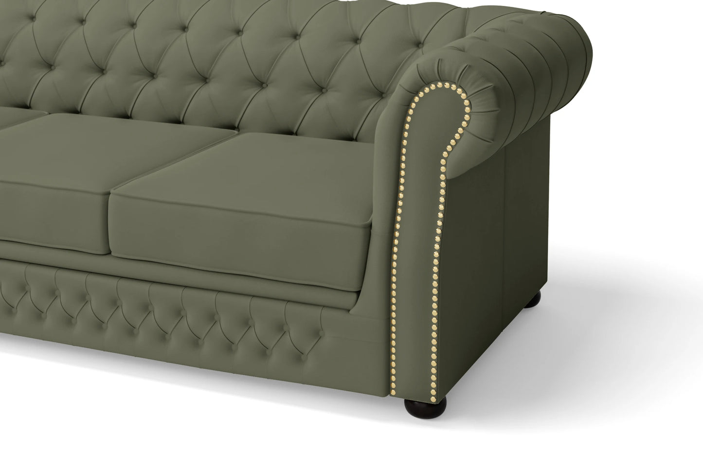 Cuneo 2 Seater Sofa Sage Leather