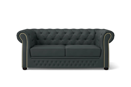 Cuneo 2 Seater Sofa Slate Leather