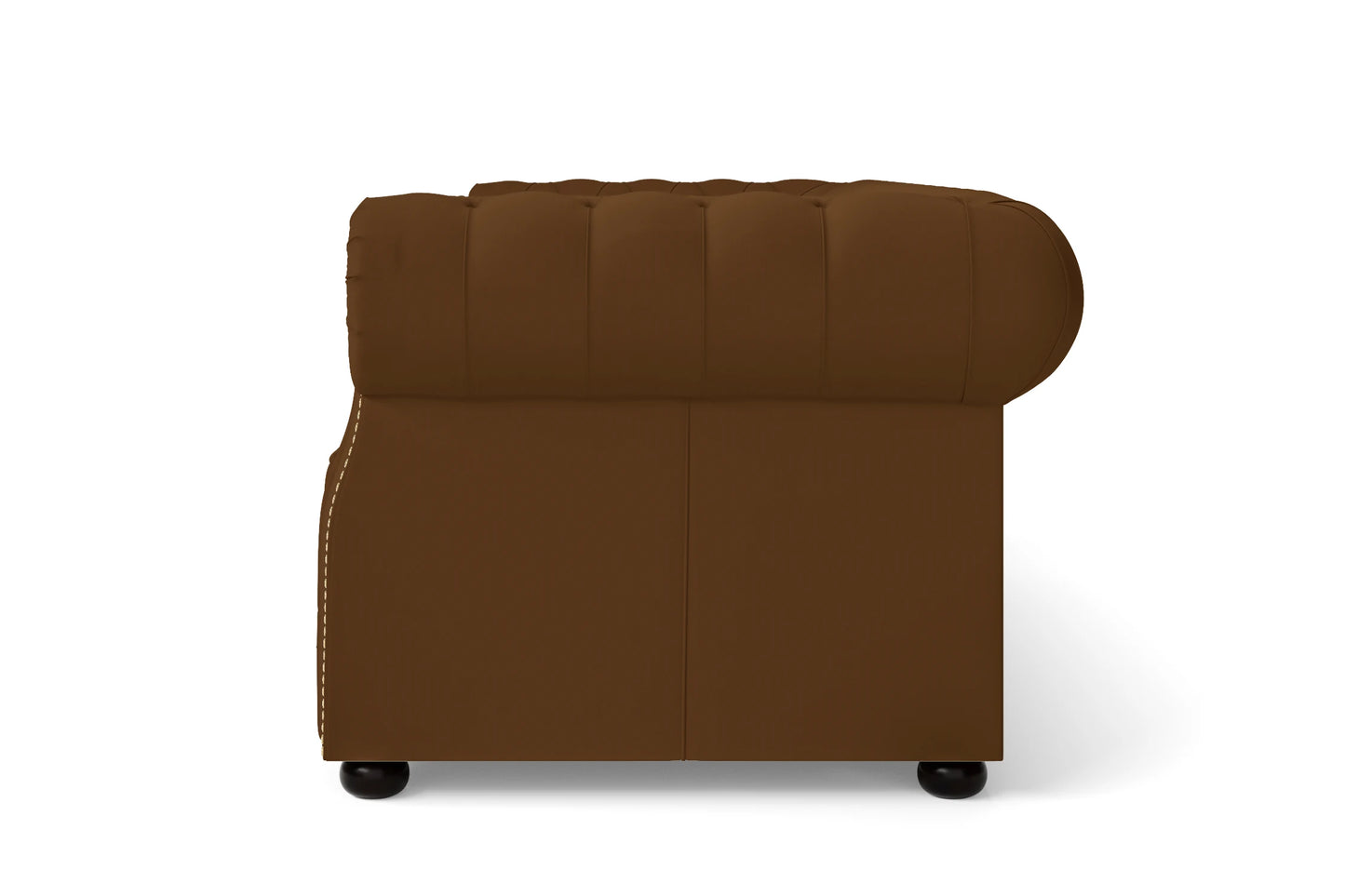 Cuneo 2 Seater Sofa Walnut Brown Leather