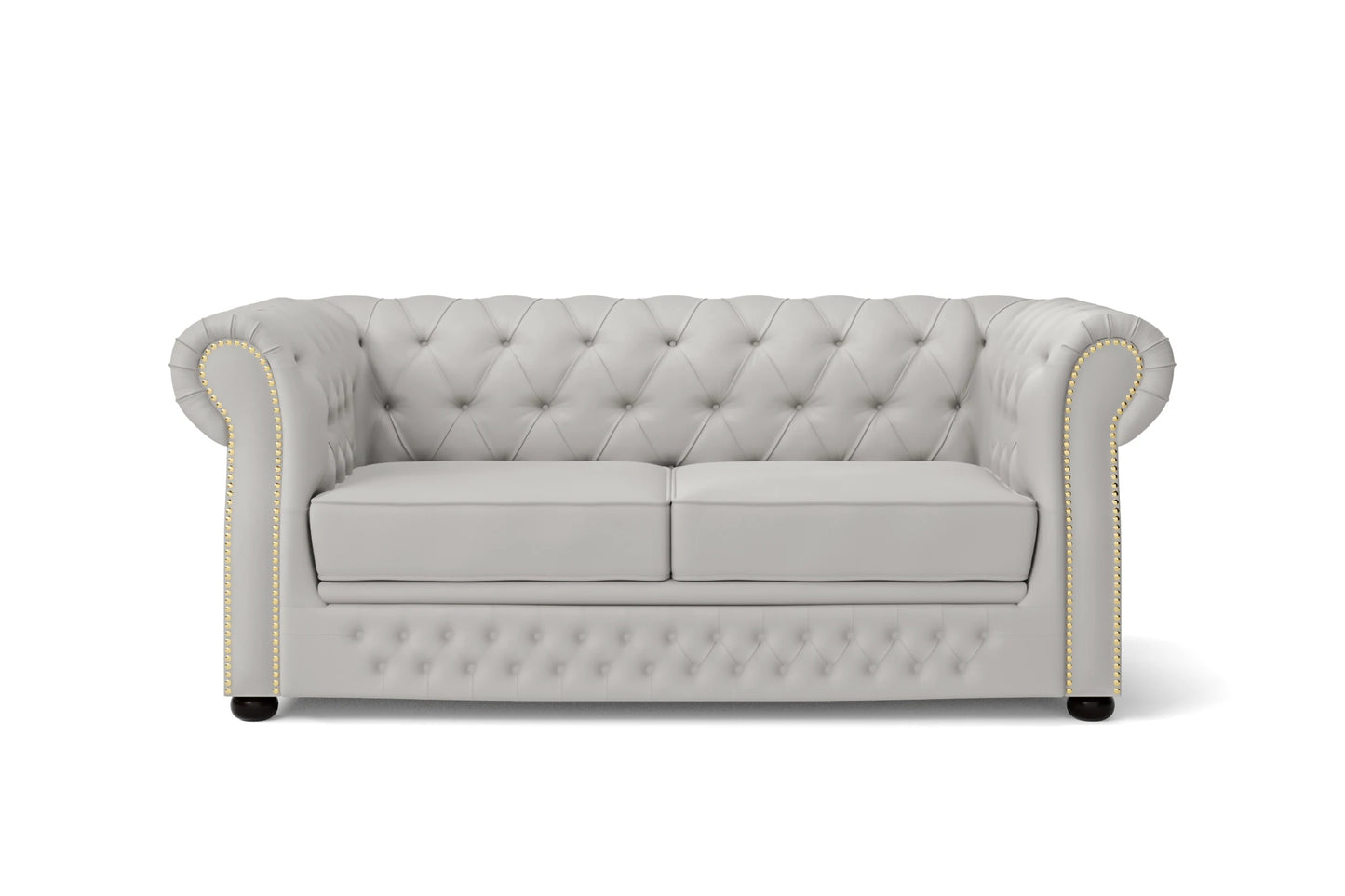 Cuneo 2 Seater Sofa White Leather