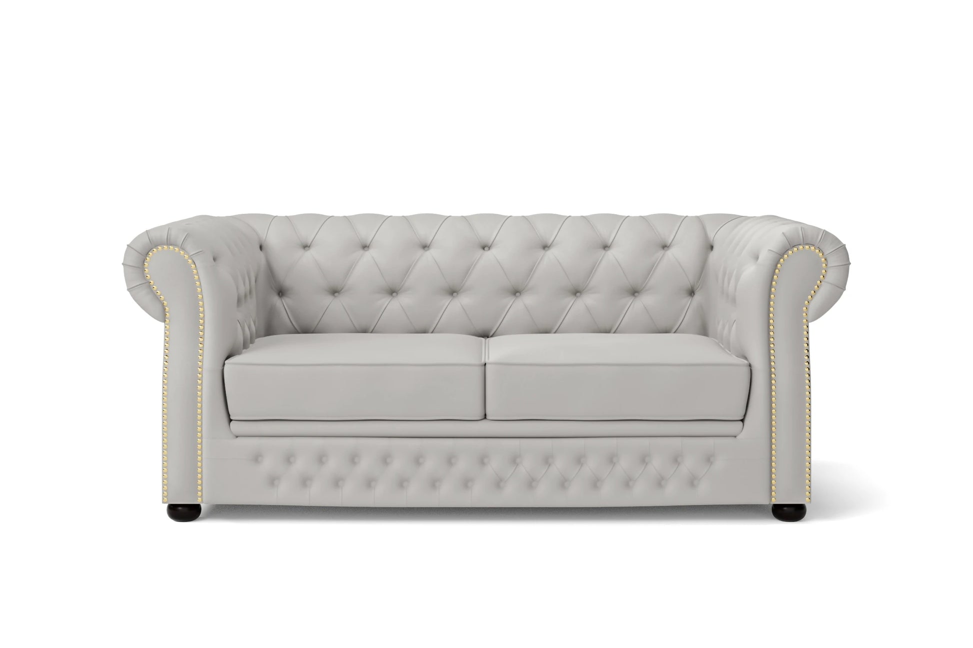 Cuneo 2 Seater Sofa White Leather