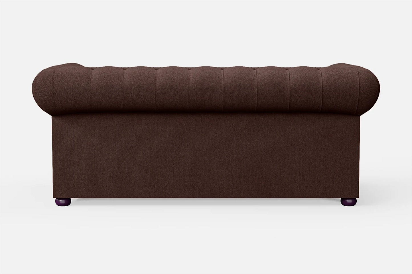 Cuneo 2 Seater Sofa Coffee Brown Linen Fabric