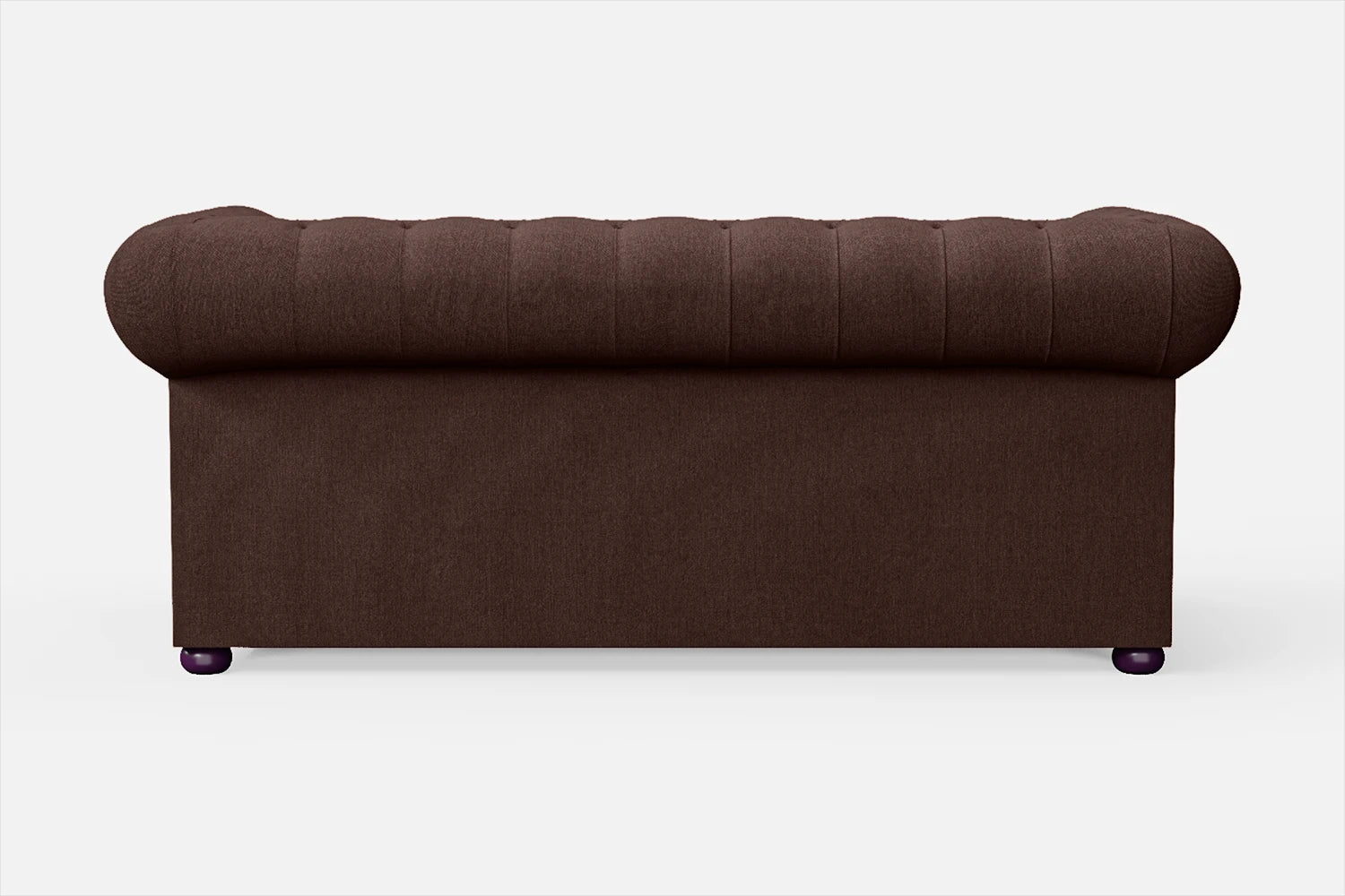 Cuneo 2 Seater Sofa Coffee Brown Linen Fabric