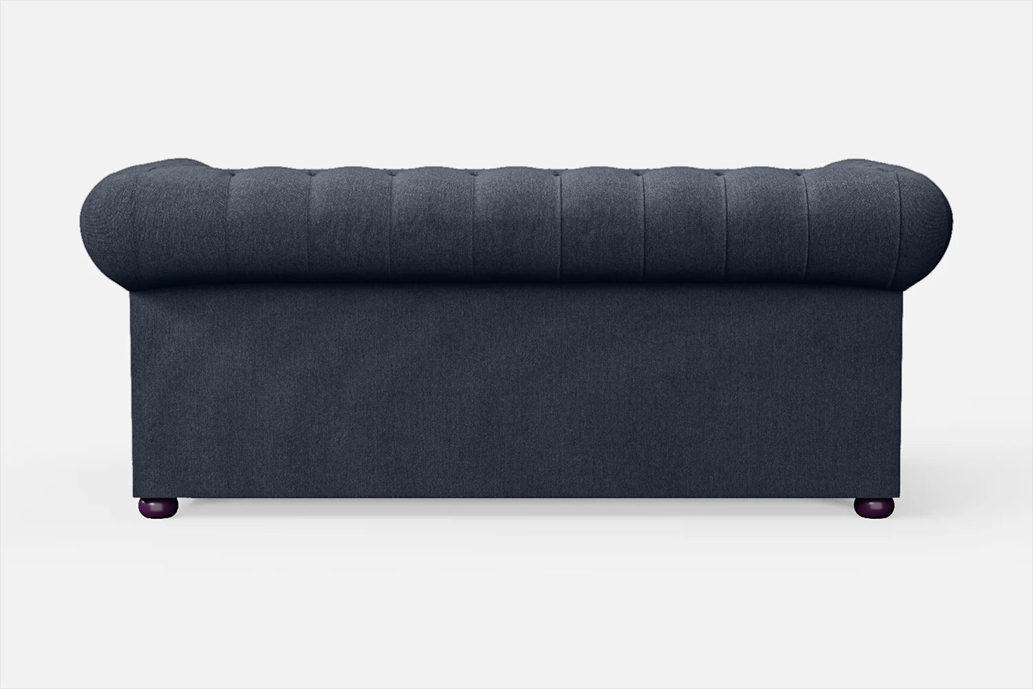 Cuneo 2 Seater Sofa Dark Blue Linen Fabric