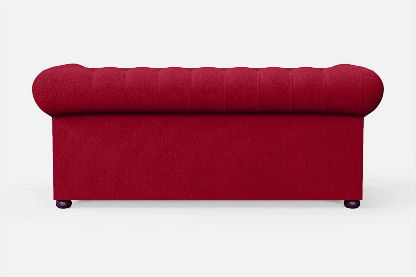 Cuneo 2 Seater Sofa Red Linen Fabric