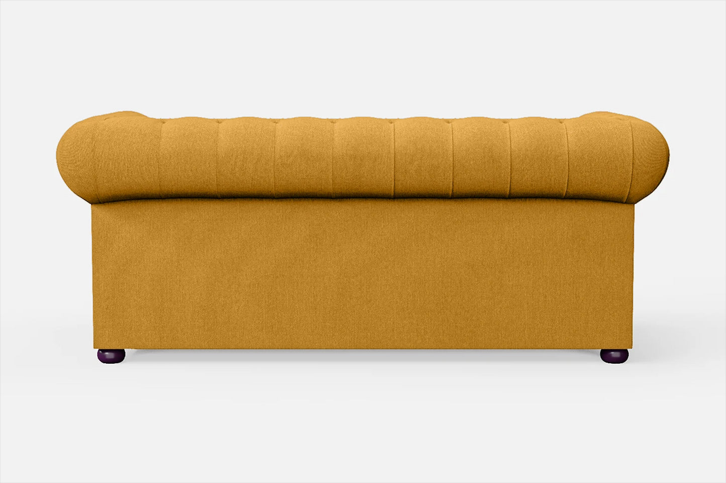 Cuneo 2 Seater Sofa Yellow Linen Fabric