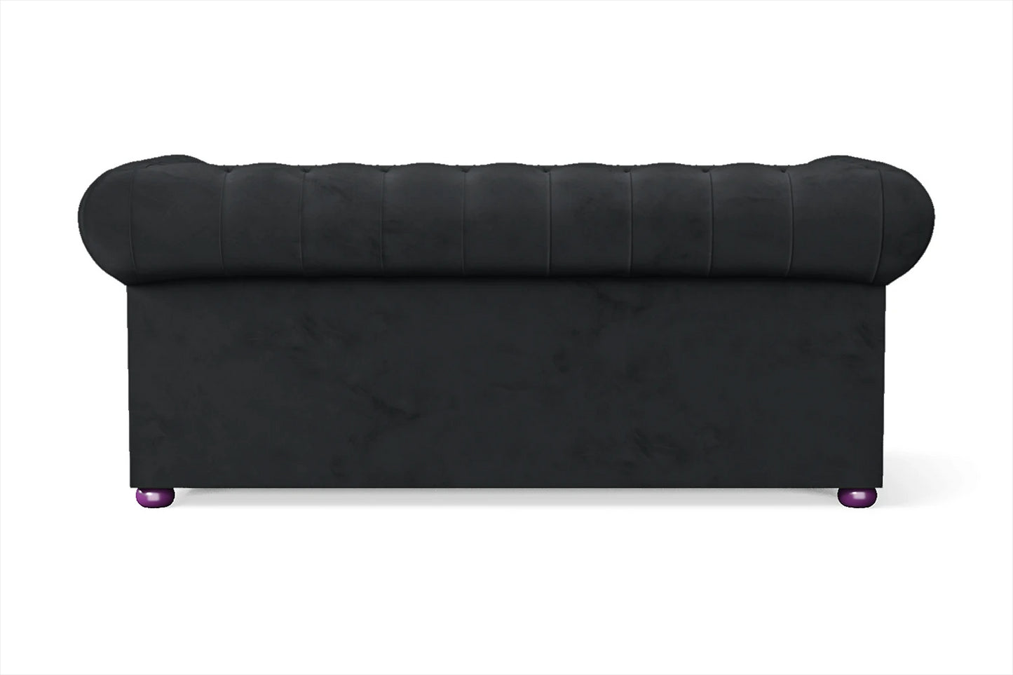 Cuneo 2 Seater Sofa Dark Grey Velvet